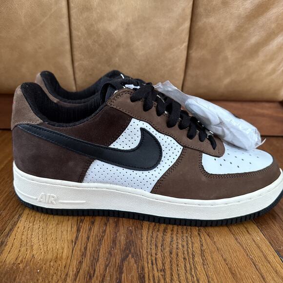 Nike Air Force 1 Low Premium Escape White Brown Black Mens- 312489-101 Sz 9 main image 5